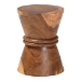bali & pari Samira Solid Suar Wood Side Table - Handcrafted Sculptural End Table with Hourglass Design, Modern Boho Style for Living Room or Bedroom - BSOSuar S/T 001-Natural-Side Table