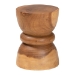 bali & pari Bancroft Solid Suar Wood Side Table - Handcrafted Sculptural End Table with Hourglass Design, Modern Boho Style for Living Room or Bedroom - BSOSuar S/T 002-Natural-Side Table