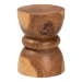bali & pari Bancroft Solid Suar Wood Side Table - Handcrafted Sculptural End Table with Hourglass Design, Modern Boho Style for Living Room or Bedroom - BSOSuar S/T 002-Natural-Side Table