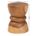 bali & pari Bancroft Solid Suar Wood Side Table - Handcrafted Sculptural End Table with Hourglass Design, Modern Boho Style for Living Room or Bedroom - BSOSuar S/T 002-Natural-Side Table