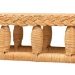 bali & pari Dolby Natural Rattan Console Table - Handwoven Wicker Accent Table with Openwork Design and Lower Shelf, Coastal Boho Style for Entryway or Living Room - BSODolby-Light Honey/Rattan-Console Table