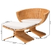 bali & pari Reya Natural Rattan 2-Piece Living Room Set - Handwoven Wicker Accent Seating with Pedestal Base for Modern Boho, Coastal, or Tropical Living Room Spaces - BSOPalm Tulip-Light Honey/Rattan-2pc Chair/FS Set