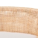 bali & pari Beata Natural Rattan Counter Stool - Handcrafted Wingback Counter Chair with Woven Detailing and Removable Cushion, Coastal Boho Style Seating for Kitchen Island or Dining Area - BSOBeata-Light Honey/Wooden-Cushioned-CS