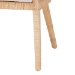 bali & pari Beata Natural Rattan Dining Chair - Handcrafted Wingback Accent Chair with Woven Detailing and Removable Cushion, Coastal Boho Seating for Kitchen or Dining Room - BSOBeata-Light Honey/Wooden-Cushioned-DC