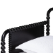 Baxton Studio Lucera Bobbin Daybed - Wooden Spindle Bed Frame, Classic Style Sofa Bed for Bedroom or Guest Room, Twin, Black - BSOMG0110-4-Black-Daybed
