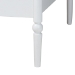 Baxton Studio Lucera Bobbin Daybed - Wooden Bed Frame with Turned Spindle Detailing, Classic Style Sofa Bed for Bedroom or Guest Room, Twin, White - BSOMG0110-4-White-Daybed