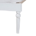 Baxton Studio Lucera Bobbin Twin-To-King Expandable Daybed - Wood Bed Frame with Turned Spindle Detailing, Classic Style Sofa Bed for Bedroom or Guest Room, White - BSOMG0110-5-White-Twin to King-Daybed