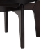 Baxton Studio Delacruz Swivel Dining Chair - Round Open Back Accent Chair with Faux Leather Upholstery, Modern Contemporary Seating for Kitchen or Dining Room - BSOBBT5547-Tan/Black-Armchair-DC