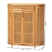 bali & pari McKenna Natural Rattan Storage Cabinet - Handwoven Wicker Accent Cabinet, Boho Coastal Style for Living Room or Entryway, 1-Drawer - BSOMave-Light Honey Rattan-Cabinet