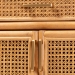 bali & pari McKenna Natural Rattan Storage Cabinet - Handwoven Wicker Accent Cabinet, Boho Coastal Style for Living Room or Entryway, 1-Drawer - BSOMave-Light Honey Rattan-Cabinet