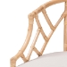 bali & pari Padma Natural Rattan Dining Chair - Handwoven Barrel Accent Chair with Bamboo-Style Frame and Lattice Detail for Boho, Coastal, or Tropical Dining or Lounge Area - BSOPadma-Natural/Rattan-Cushion-DC
