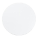 bali & pari Parvana Round Coffee Table with Fluted Pedestal Base - Contemporary White Resin Accent Table for Living Room - BSOParvana-White Resin-CT