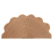 bali & pari Callias Natural Rattan Scalloped Headboard with Sunburst Weave - Coastal Boho Wicker Bed Backdrop for Bedroom Decor, Queen - BSOWS152 Scalloped Natural Rattan-Queen-HB