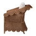 bali & pari Detta Natural Rattan Armchair - Handwoven Wicker Chair with Rolled Arms and Scalloped Skirt Base, Boho Coastal Style for Lounge or Sunroom - BSODetta-Peanut Brown-Rattan-Lounge-Cushion-AC