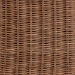 bali & pari Detta Natural Rattan Footstool with Cushion - Handwoven Wicker Ottoman with Scalloped Skirt Base for Coastal Lounge or Sunroom Seating - BSODetta-Peanut Brown-Rattan-Cushion-Stool