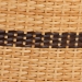 bali & pari Elma Rattan Dining Chair with Cushion - Barrel-Back Accent Chair with Synthetic Woven and Natural Rattan Frame, Boho Coastal Style Seating for Dining or Living Room - BSOElma-Natural/Brown Stripes-Rattan-Cushion-DC