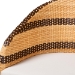 bali & pari Elma Rattan Counter Stool with Cushion - Barrel-Back Counter Chair with Synthetic Woven and Natural Rattan Frame, Boho Coastal Style Seating for Kitchen or Lounge - BSOElma-Natural/Brown Stripes-Rattan-Cushion-CS