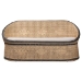 bali & pari Emiliana Natural Rattan Loveseat - Handwoven Wicker Sofa with Two-Tone Woven Detailing and Cushion, Boho Coastal Seating for Living Room or Sunroom - BSOEmiliana-Natural-Rattan-Cushion-LS