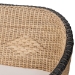 bali & pari Emiliana Natural Rattan Loveseat - Handwoven Wicker Sofa with Two-Tone Woven Detailing and Cushion, Boho Coastal Seating for Living Room or Sunroom - BSOEmiliana-Natural-Rattan-Cushion-LS