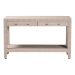 Baxton Studio Nira Faux Shagreen Console Table - Contemporary Accent Display Piece with 2 Drawers and Open Shelf, Storage Solution for Entryway or Living Room - BSOJY24B282-Beige Faux Shagreen-Console Table