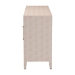 Baxton Studio Nira Faux Shagreen Sideboard  -  Contemporary 3-Door Buffet Storage Cabinet with Sleek Handles for Dining Room or Living Room - BSOJY24B283-Beige Faux Shagreen-Cabinet