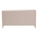 Baxton Studio Nira Faux Shagreen Sideboard  -  Contemporary 3-Door Buffet Storage Cabinet with Sleek Handles for Dining Room or Living Room - BSOJY24B283-Beige Faux Shagreen-Cabinet