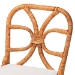 bali & pari Wilmer 5-Piece Rattan Dining Set - Round Wicker Table with Pedestal Base and 4 Side Chairs, Handwoven Boho Coastal Style for Dining, Kitchen or Sun Room, Light Honey - BSOWilmer-Light Honey Rattan-5PC Dining Set