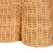 bali & pari Chica Scalloped Natural Rattan Console Table with Drawer - Handwoven Wicker Accent Table with Flared Skirt, Coastal Boho Style for Entryway or Living Room, Rectangle - BSOChica-Light Honey Wicker-End Table