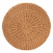 bali & pari Dayo Scalloped Natural Rattan Console Table with Drawer - Handwoven Wicker Accent Table with Flared Skirt, Coastal Boho Style for Entryway or Living Room, Round - BSODayo-Light Honey Wicker-End Table