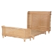 bali & pari Fiore Natural Rattan Bed Frame - Handwoven Wicker Headboard and Footboard with Curved Corners, Boho Coastal Natural Bedroom Furniture, Queen - BSOFiore-Natural/Rattan-Queen