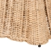 bali & pari Rotem Natural Rattan Ottoman with Cushion - Handwoven Wicker Pleated Skirt Accent Coffee Table or Extra Seating for Living Room or Sunroom, Small - BSORotem-Small-Natural/Rattan-Cushion-Ottoman