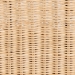 bali & pari Rotem Natural Rattan Ottoman with Cushion - Handwoven Wicker Pleated Skirt Accent Coffee Table or Extra Seating for Living Room or Sunroom, Small - BSORotem-Small-Natural/Rattan-Cushion-Ottoman