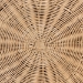 bali & pari Ying Round Natural Rattan Ottoman with Cushion - Handwoven Wicker Pleated Skirt Accent Coffee Table or Extra Seating for Living Room or Sunroom, Large - BSOYing-Large-Natural/Rattan-Cushion-Ottoman