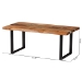 bali & pari Apio Wood Epoxy Resin Coffee Table with Glass Inlay - Rectangular Live Edge Teak wood Accent Table with Black Metal Base, Modern Rustic Centerpiece - BSOApio-Hollow Teak Wood/Resin-Coffee Table-Boxed
