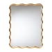 Baxton Studio Cassara Gold Scalloped Rectangular Wall Mirror - Stylish Curved Edge Decorative Wall Accent for Living Room, Bedroom, or Entryway - BSORXW-10997-Wall Mirror