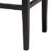 bali & pari Amber Seagrass Accent Bench - Handwoven Natural Fiber Stool with Black Wood Frame, Compact Coastal Boho Seating for Living Room or Entryway - BSOAmber-Natural/Black Matte-Wooden/Seagrass-Bench