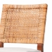 bali & pari Lesia Natural Rattan Counter Stool with Cushion - Handwoven Wicker Stool with Mahogany Wood Frame, Coastal Boho Style for Kitchen Island or Bar Seating - BSOLesia-MDN-Mahogany-Cushion-CS