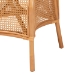 bali & pari Wallis 5-Piece Natural Rattan Dining Set with Round Pedestal Table and 4 Chairs, Handwoven Wicker Dining Furniture with Cushioned Seats, Boho Coastal Kitchen or Dining Room Set - BSOWallis-Light Honey Rattan-5PC Dining Set
