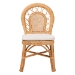 bali & pari Adam Natural Rattan Dining Chair with Curved Backrest and Removable Cushion - Handwoven Wicker Accent Chair for Dining Room or Kitchen - BSOAdam-Light Honey/Rattan-Cushion-DC