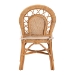 bali & pari Adam Natural Rattan Dining Chair with Curved Backrest and Removable Cushion - Handwoven Wicker Accent Chair for Dining Room or Kitchen - BSOAdam-Light Honey/Rattan-Cushion-DC