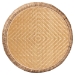 bali & pari Roma Rattan and Seagrass Coffee Table - Low Profile Boho Accent Table with Textured Design and Natural Finish, Handcrafted Rattan Centerpiece for Living Room or Lounge - BSORoma-Rattan/Banana Weave-CT