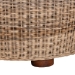 bali & pari Hosanna Natural Rattan Coffee Table - Handwoven Wicker Accent Table with Textured Spiral Top for Living Room or Lounge - BSOHorse-Round-Natural Wild-Rattan-CT