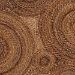 bali & pari Hosanna Natural Rattan Coffee Table - Handwoven Wicker Accent Table with Textured Spiral Top for Living Room or Lounge - BSOHorse-Round-Natural Wild-Rattan-CT