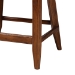 bali & pari Ridley Seagrass Counter Stool with Mahogany Wood Frame - Coastal Seating with Woven Square Back and Cushioned Seat for Kitchen Island or Breakfast Bar, Brown Wash - BSOMD-39834 Ridley-Brown Wash-Cushion-CS