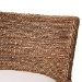 bali & pari Ridley Seagrass Bar Stool with Mahogany Wood Frame - Coastal Seating with Woven Square Back and Cushioned Seat for Bar Island or Lounge, Brown Wash - BSOMD-39835 Ridley-Brown Wash-Cushion-BS