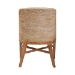 bali & pari Jasper Seagrass Dining Chair with Mahogany Wood Frame - Coastal Accent Chair with Woven Wingback and Cushioned Seat for Dining Room or Kitchen, Whitewash - BSOMD-39836 Jasper-White Wash-Cushion-DC