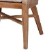 bali & pari Jasper Seagrass Dining Chair with Mahogany Wood Frame - Coastal Accent Chair with Woven Wingback and Cushioned Seat for Dining Room or Kitchen, Whitewash - BSOMD-39836 Jasper-White Wash-Cushion-DC