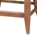 bali & pari Jasper Seagrass Counter Stool with Mahogany Wood Frame - Coastal Seating with Woven Wingback and Cushioned Seat for Kitchen Island or Breakfast Bar, Whitewash - BSOMD-39837 Jasper-White Wash-Cushion-CS