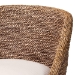 bali & pari Jasper Seagrass Bar Stool with Mahogany Wood Frame - Coastal Seating with Woven Wingback and Cushioned Seat for Bar Island or Lounge, Brown Wash - BSOMD-39838 Jasper-Brown Wash-Cushion-BS