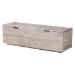 bali & pari Alvaro Wood Storage Trunk with Hinged Lid - Rectangular Blanket Chest and Bedroom Bench with Spacious Interior, Modern Farmhouse Storage Furniture for Entryway, Bedroom, or Living Room